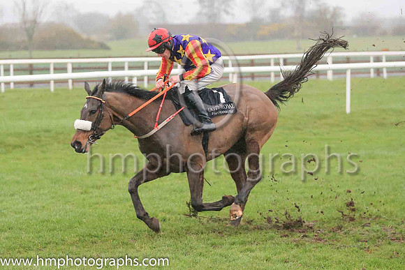 01st Winged Leader and Mr B O?Neill ( 7 , blue, yellow stars ) Trainer - D M Christie , Owner - Miss Jennifer O?Kane  Samuel John Hegarty