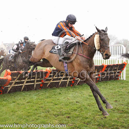 09th Junius Brutus and D P Maxwell ( 6 , blue, orange stripe ) Trainer - Caroline Mccaldin , Owner - J D Birkmyre  Lyle Andrew