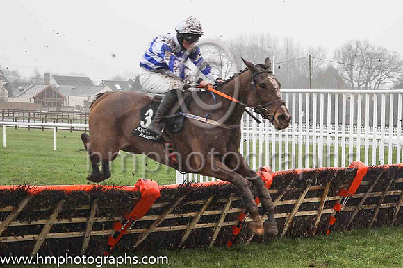 PU Villa Moura and S A Mulcahy ( 3 , blue and white chevrons ) Trainer - Denis Hogan , Owner - P Mooney