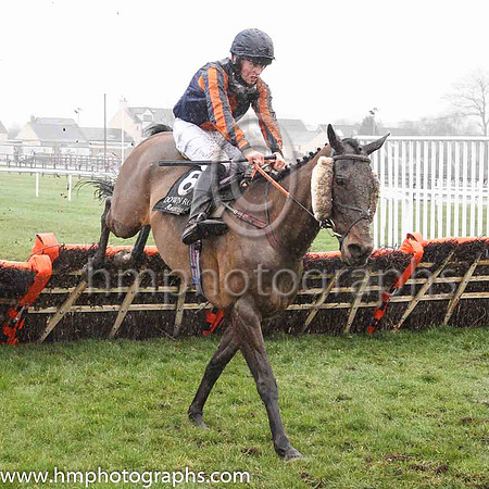 09th Junius Brutus and D P Maxwell ( 6 , blue, orange stripe ) Trainer - Caroline Mccaldin , Owner - J D Birkmyre  Lyle Andrew