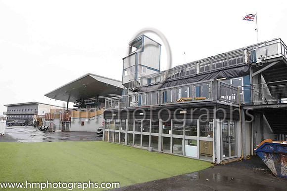 Empty grandstands at Down Royal on Saint Patrick's Day 2020 because of COVID-19. RHI had banned spectators in a bid to control the spread of the virus.