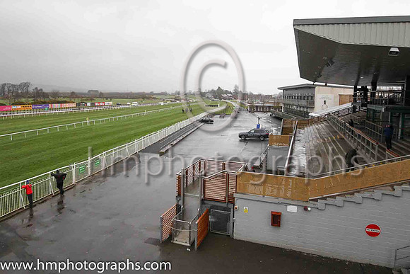 Racing at at the emptygrandstands and enclosures at Down Royal on Saint Patrick's Day 2020. Spectators were excluded because of COVID-19. RHI had banned spectators in a bid to control the spread of th