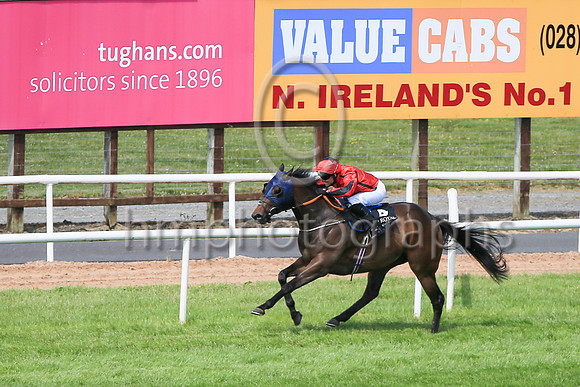 01st Brave Display  and J A Heffernan ( 5 , red, black seams ) Trainer - J J Lambe , Owner - R P Behan