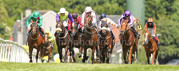 02nd King Of The Castle  and J A Heffernan ( 2 , purple, white seams ) Trainer - A P O Brien , Owner - Derrick Smith   Mrs John Magnier   Michael Tabor