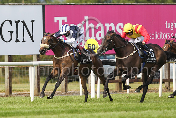 01st Prime Chief  and D McMonagle 5 ( 5 , blue and white qtrs ) Trainer - J P Fahey , Owner - Miss C M Mills