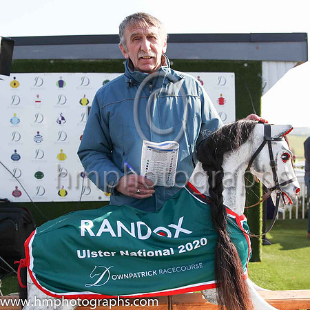 Racing Journalist Michael Carey at the Randox Ulster Grand National at Downpatrick Racecourse