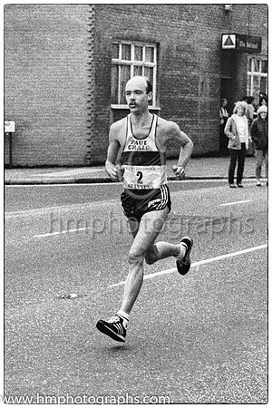 Paul Craig winner of the 1983 Belfast Marathon a time of 2 hours 20 minutes
