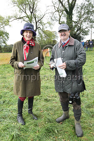 Mrs Alison Millar, INHS Representative and Frankie Fitzsimmons enjoyning the craic at East Antrim Point to Point at Loughanmore on 23rd October 2021