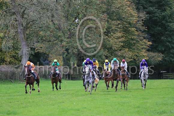 P2P racing at Loughanmore on 23rd October 2021 at the trees start to look autumnal