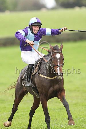 02nd FAITH LOVING (FR) and M J Sweeny ( 5 , PURPLE  LIGHT BLUE QTD; purple sleeves,light blue armlet; purple  light blue qtd cap ) Trainer: Caroline McCaldin,, Owner : Alan McCaldin