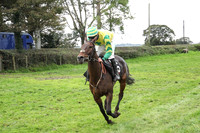 01st HARTUR D'ARC (FR) and D G Lavery ( 25 , YELLOW,green cross of lorraine; yellow sleeves,green chevrons; yellow  green hooped cap ) Trainer: Patrick Eugene Turley,, Owner : Mary Kelly