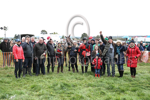 01st BALLYDAM (FR) and B W Harvey ( 3 , RED  BLACK QTD; red sleeves; black cap ) Trainer: B.R. Hamilton,, Owner : Syndicate The Lonely Poet