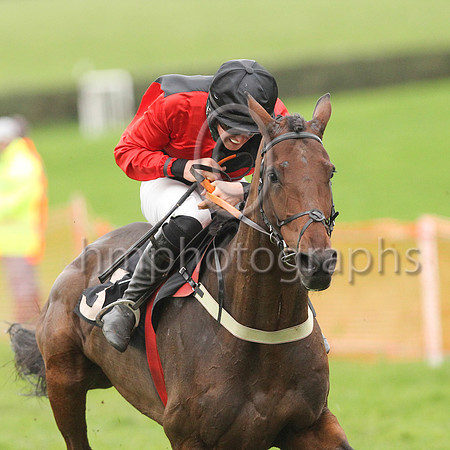 01st BALLYDAM (FR) and B W Harvey ( 3 , RED  BLACK QTD; red sleeves; black cap ) Trainer: B.R. Hamilton,, Owner : Syndicate The Lonely Poet
