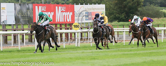 01st Measure Of Magic and S B Kelly ( 6 , green, yellow seam ) Trainer - J P Murtagh