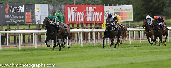 01st Measure Of Magic and S B Kelly ( 6 , green, yellow seam ) Trainer - J P Murtagh