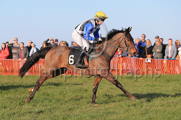 01st ROSSAMILAN and l O'Carroll ( 6 , BLACK,white cross belts; blue sleeves; yellow cap ) Trainer: Paul McAleese , Owner : Laura McAleese