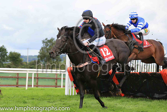 pu Footstepsinddesert and S F O?Keeffe ( 12 , blacl, blue diamond ) Trainer - D P Dunne , Owner - David Peter Dunne