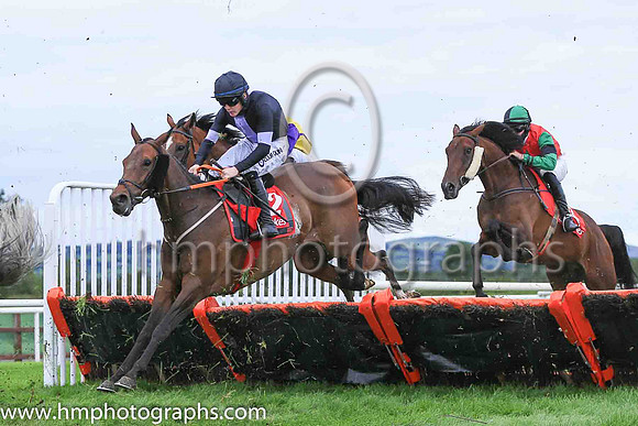 11th Wings Of Destiny and L P Dempsey ( 12 , blue, mauve stripe ) Trainer - G Elliott , Owner - Pioneer Racing  Tony Cantwell