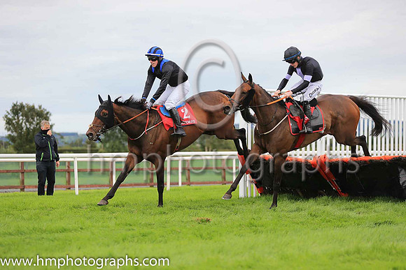 11th Wings Of Destiny and L P Dempsey ( 12 , blue, mauve stripe ) Trainer - G Elliott , Owner - Pioneer Racing  Tony Cantwell
