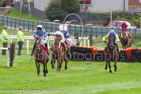 01st Go Another One and Mr B W Harvey?7 ( 2 , light blue, dark blue stars ) Trainer - J C McConnell , Owner - Ms Caroline Ahearn