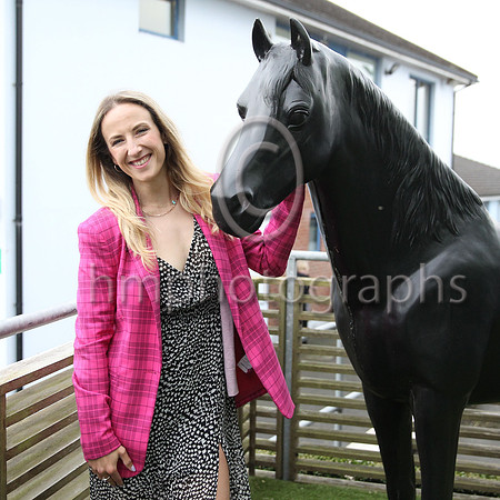 Helen Black , home from Australia on holiday at Down Royal on 2nd September 2022