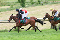 Race 3 Winner Hurricane Georgie ridden by Corey McGiven - coulours black, mauve panel number 1