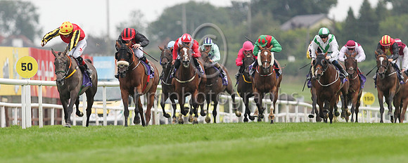 01st Sheishybrid (4 , red and white diamonds ) Jockey: C T Keane , Trainer: Noel Meade