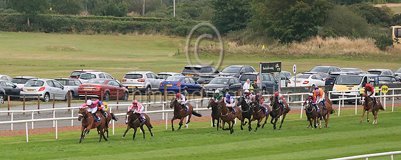 The finish of the Grant Thornton Handicap (Race 7) at Down Royal on 2nd September 2022.