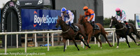 01st Pearl Palinka and O J Orr ( 5 , Blue  and pink diamonds ) Trainer - D K Weld , Owner - Mrs Noeleen McCreevy