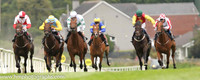 01st Red Wasp and W J Lee ( 5 , Green  and white diabolo ) Trainer - W McCreery , Owner - John C Davies