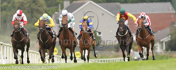 01st Red Wasp and W J Lee ( 5 , Green  and white diabolo ) Trainer - W McCreery , Owner - John C Davies