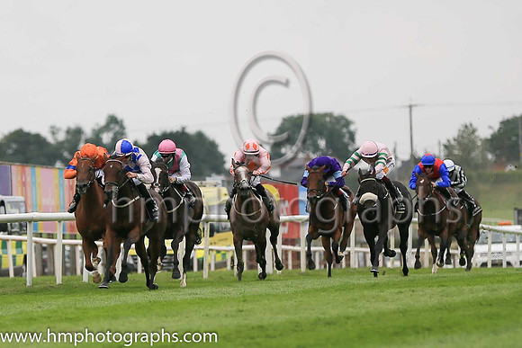 01st Pearl Palinka and O J Orr ( 5 , Blue  and pink diamonds ) Trainer - D K Weld , Owner - Mrs Noeleen McCreevy