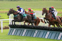 04th Hophornbeam and P J Cawley7 ( 4 , dark blue, red spot ) Trainer - Ciaran Murphy , Owner - Michael OReilly