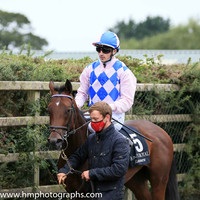 01st Pearl Palinka and O J Orr ( 5 , Blue  and pink diamonds ) Trainer - D K Weld , Owner - Mrs Noeleen McCreevy