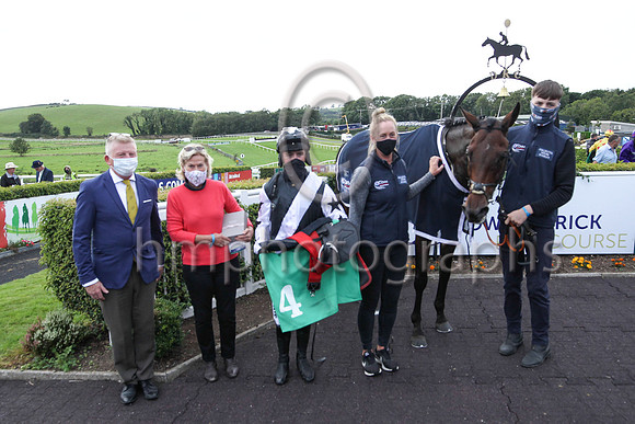 01st Corran Cross and J C Gainford2 ( 4 , black white sash ) Trainer - Mrs D Foster , Owner - KTDA Racing