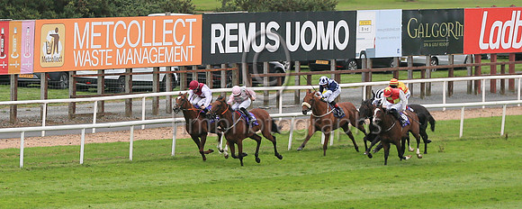 01st Silent Performance and James J Doyle ( 2 , Pink  and grey diamonds ) Trainer - D Hogan , Owner - T Egan  M Caplice