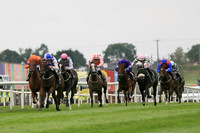 01st Pearl Palinka and O J Orr ( 5 , Blue  and pink diamonds ) Trainer - D K Weld , Owner - Mrs Noeleen McCreevy