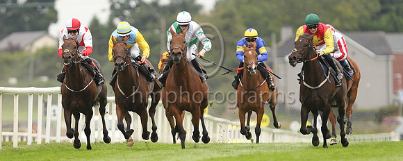 01st Red Wasp and W J Lee ( 5 , Green  and white diabolo ) Trainer - W McCreery , Owner - John C Davies