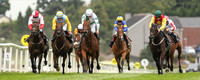 01st Red Wasp and W J Lee ( 5 , Green  and white diabolo ) Trainer - W McCreery , Owner - John C Davies
