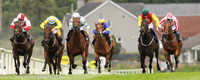 01st Red Wasp and W J Lee ( 5 , Green  and white diabolo ) Trainer - W McCreery , Owner - John C Davies