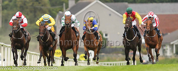 01st Red Wasp and W J Lee ( 5 , Green  and white diabolo ) Trainer - W McCreery , Owner - John C Davies