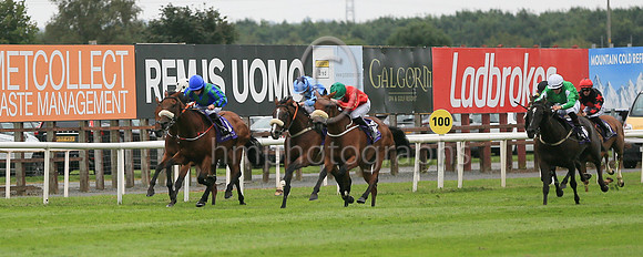 01st Anyonecanhaveitall  and M P Sheehy5 ( 10 , Red, yellow seams ) Trainer - M Halford , Owner - Garrett J Freyne