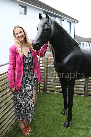 Helen Black , home from Australia on holiday at Down Royal on 2nd September 2022