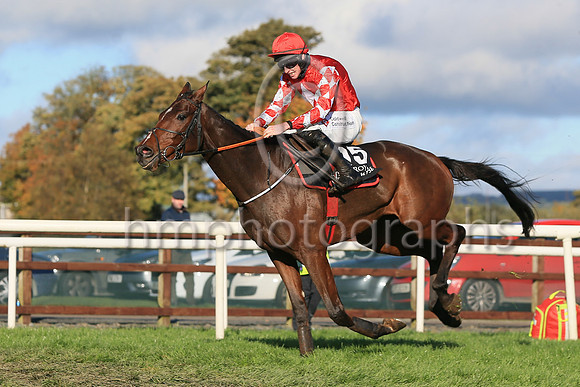 01st Mighty Potter and J W Kennedy ( 15 , red, white diamond ) Trainer - G Elliott , Owner - Caldwell Construction Ltd