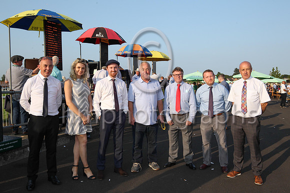 NI Bookmakers who sponsored racing at Down Royal on 27th August 2012 ( Rachael Gorman representing <br/>Pinnicle second from left)