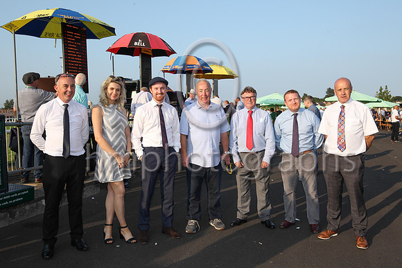 NI Bookmakers who sponsored racing at Down Royal on 27th August 2012 ( Rachael Gorman representing <br/>Pinnicle second from left)