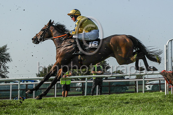 05th Ricky Langford  and ( 16 , yellow, blue diamond ) Trainer - P J Rothwell , Owner - Kings Horses Syndicate