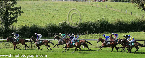 05th Majority Share and A W Short ( 6 , black, cream sleeves ) Trainer - A Oliver , Owner - Majority Partnership
