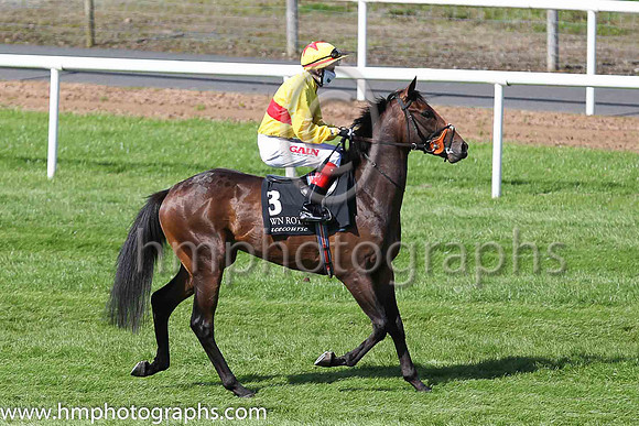 02and Earls Rock and A J Slattery ( 3 , Yellow, red hoop ) Trainer - A Slattery , Owner - Mrs M C Slattery