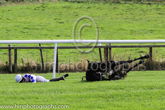 fell Alfred Wegener and C McNamara ( 5 , Pink, blue star ) Trainer - E McNamara , Owner - T Duggan  E McNamara
